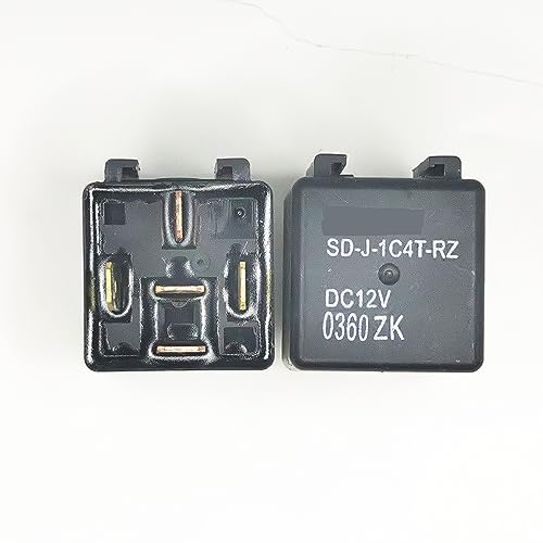 Relais de puissance electromagnétique DC12V 5 broches SD-J-1C4T-RZ