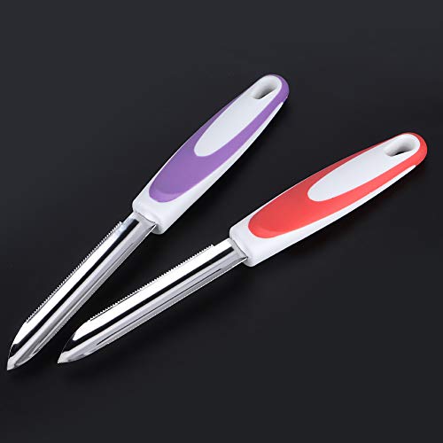 Pimenta Corer, núcleo de pepino de abobrinha, conjunto de 2, núcleo de aço inoxidável deseeder núcle