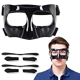 JBROWNFF Basketball Face Mask,Nose Guard For Broken Nose,Sports Mask For Men Women,Suitable For Soccer,Basketball,Baseball