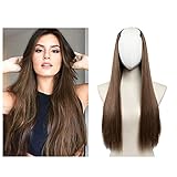 Clip in Hair Extension U shape Full Head Straight Long 24