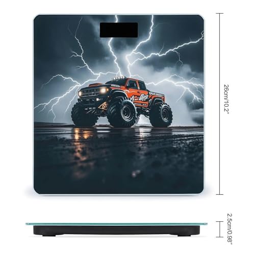 Báscula digital Monster Truck Black Sky Roar 400 lb miniatura 2
