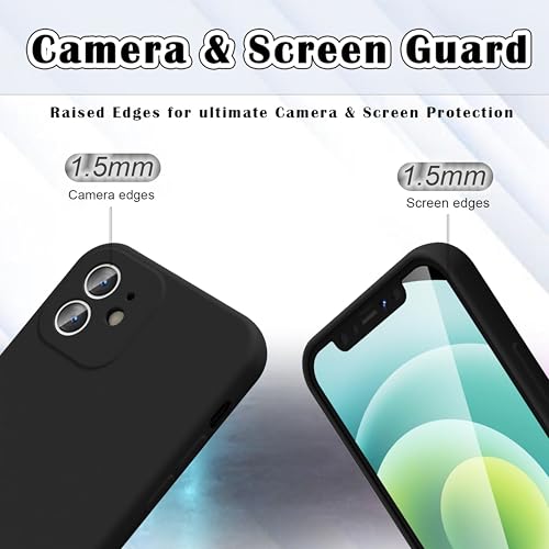 Silicone Case Compatible with iPhone 12 Case Soft Ultra Slim Protective Shockproof Liquid Silicone Phone Case,Anti-Scratch Microfiber Lining, 6.1 Silicone Case Compatible with iPhone 12 Case Soft Ultra Slim Protective Shockproof Liquid Silicone Phone Case,Anti-Scratch Microfiber Lining, 6.1