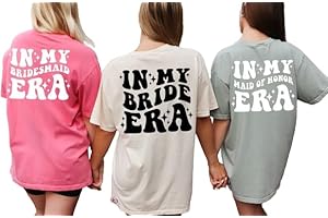 In My Bride Era Bachelorette Party Shirts: Comfort and Style for the Bridal Posse