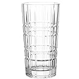 Leonardo Spiritii Trink-Gläser, 4er Set, 400 ml, spülmaschinenfeste Wasser-Gläser, Saft-Gläser mit Schliff, stoßfestes Gläser-Set, 022760