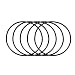 Produktbild sourcing map 75mm x 2.4mm Flexible Gummi O Ring Dichtscheibe schwarz 5 Stück