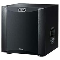 Yamaha NS-SW300 Subwoofer Speaker with 250W Output Power and Twisted Flare Port, Black