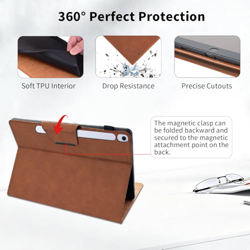 Funda para Samsung Galaxy Tab S10 FE Plus ideal para trabajar en cafeterías 4