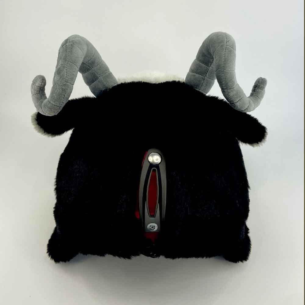 Original Dark Style Plush ski Helmet Decorative Cap Cover General Equipment for Boys and Girls