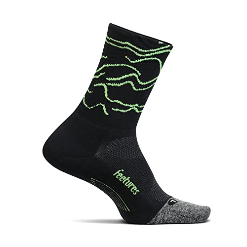 Image of Feetures Elite Ultra Light Cushion Mini Crew Sock - Sport Sock with Targeted Compression