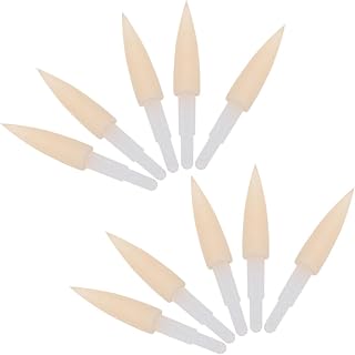 10pcs Sponge Calligraphy Pen Heads Replacement for Smooth Writing