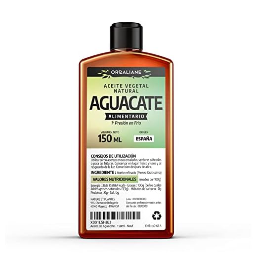 Aceite de Aguacate Puro - 150 ml - Avocado Oil