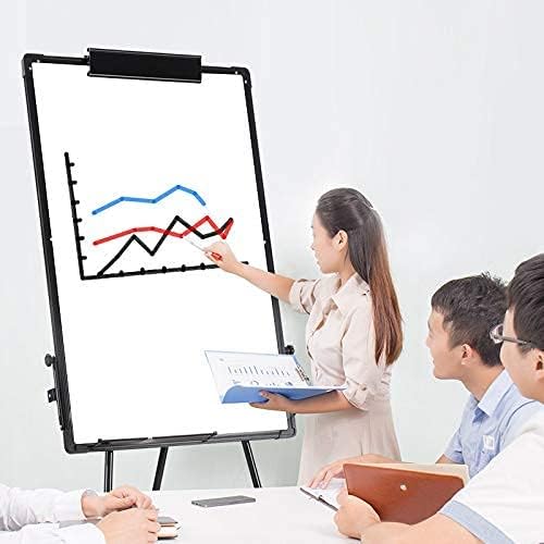Miniatura 9 de Trípode de caballete de borrado en seco, pizarra magnética de 24 x 36 pulgadas, pizarra giratoria de borrado en seco, soporte ajustable en altura,..