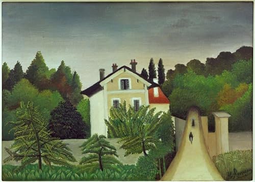 Poster Henri Rousseau Paysage de l'Oise pour briser la monotonie des murs de bureau nus