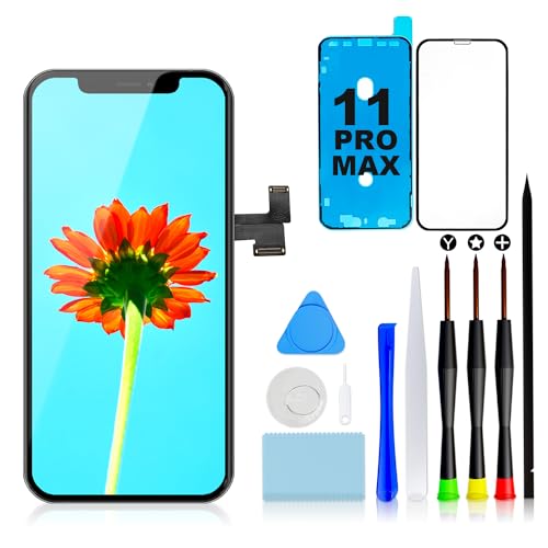 Écran pour iPhone 11 Pro Max tactile cassé résolu grâce au kit de réparation LCD 6,5"