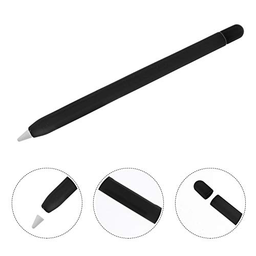 UKCOCO Touchscreen-Stifthülle Schwarz Schale Kompatibel für iPencil Generation Herbst Herbst Halter Abdeckung Hülse Nib Abdeckung Nicht- Grip Zubeh?r- Silikonform Stiftabdeckung – Bild 8