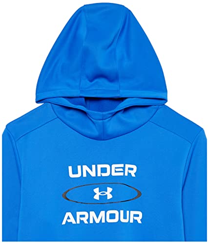Under Armour Boys Armourfleece Graphic Hoodie , (486) Versa Blue / / Black , Youth Medium #TOP2