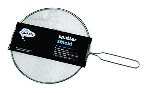 Image of 2X Chef Aid 24 cm Spatter Guard, Silver