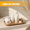 24PCS White Empty Refillable Plastic Soft Tubes Squeezable Bottle Packing Cosmetic Sample Container Jars Storage Holder For Facial Cleaner Shampoo Shower Gel Body Lotion Hand Cream 20ml/0.67oz