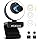 1080P 60FPS Webcam with Ring Light for Pro Streamer
