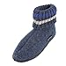Haflinger Paul, Zapatillas de Casa, Infantil, Gris (Jeans 072), 17 EU
