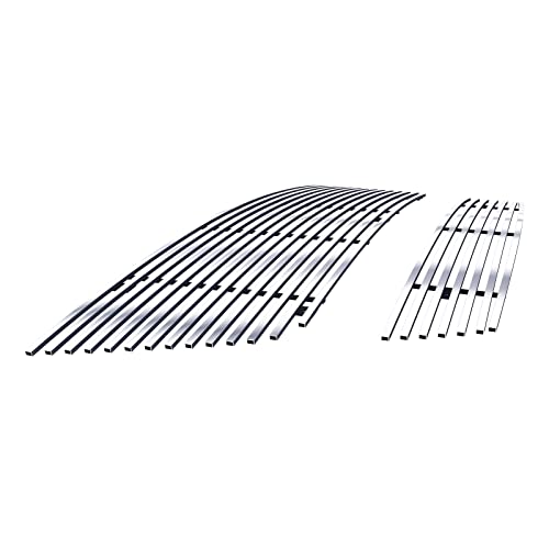 APS Compatible with Ford Expedition 2003-2006 Main Upper Lower Bumper Chrome Billet Front Grill Grille Insert Combo F67847A