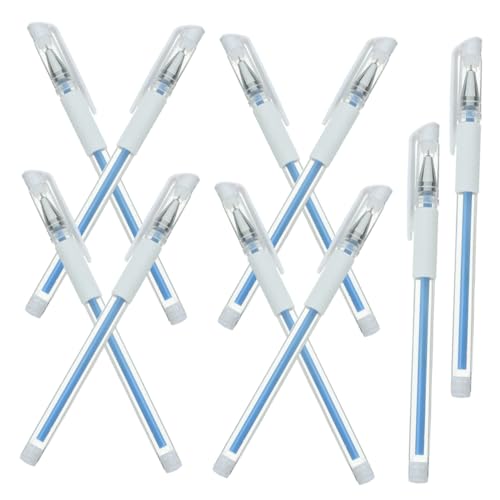 Ipetboom 10 Piezas bolígrafo de belleza impermeable peca posición consejo líquido herramienta Cuidado lip liner eyebrow pencil suministros de marcador de tatuajes el plastico Blue