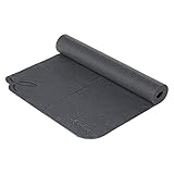 Rutsch- und abriebfest ENERGETICS Unisex – Erwachsene Yoga-Matte-145116 Matte, Grey Dark, One Size