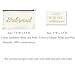 Bridesmaid Canvas Cosmetic Pouches for Wedding Favors Rose Bracelet Set of 6