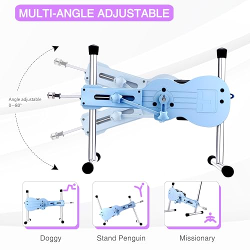 Image of Hismith Mini, Sex Machine with KlicLok System, APP and Remote Controlled Thrusting Love Machine with Dildo, Blue