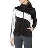 Augusta-Sportswear-Womens-Aurora-Jacket Augusta Sportswear Womens Aurora Jacket, Black/White/Metallic Silver, Medium