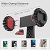 zeadio Phone Tripod Mount, 360° Rotation Phone Holder with Dual Rotatable Cold Shoe & 1/4" Thread Hole, Compatible with Smartphone, Camera Hot Shoe, Tripod, Selfie Stick for Vlogging Video Recording #1