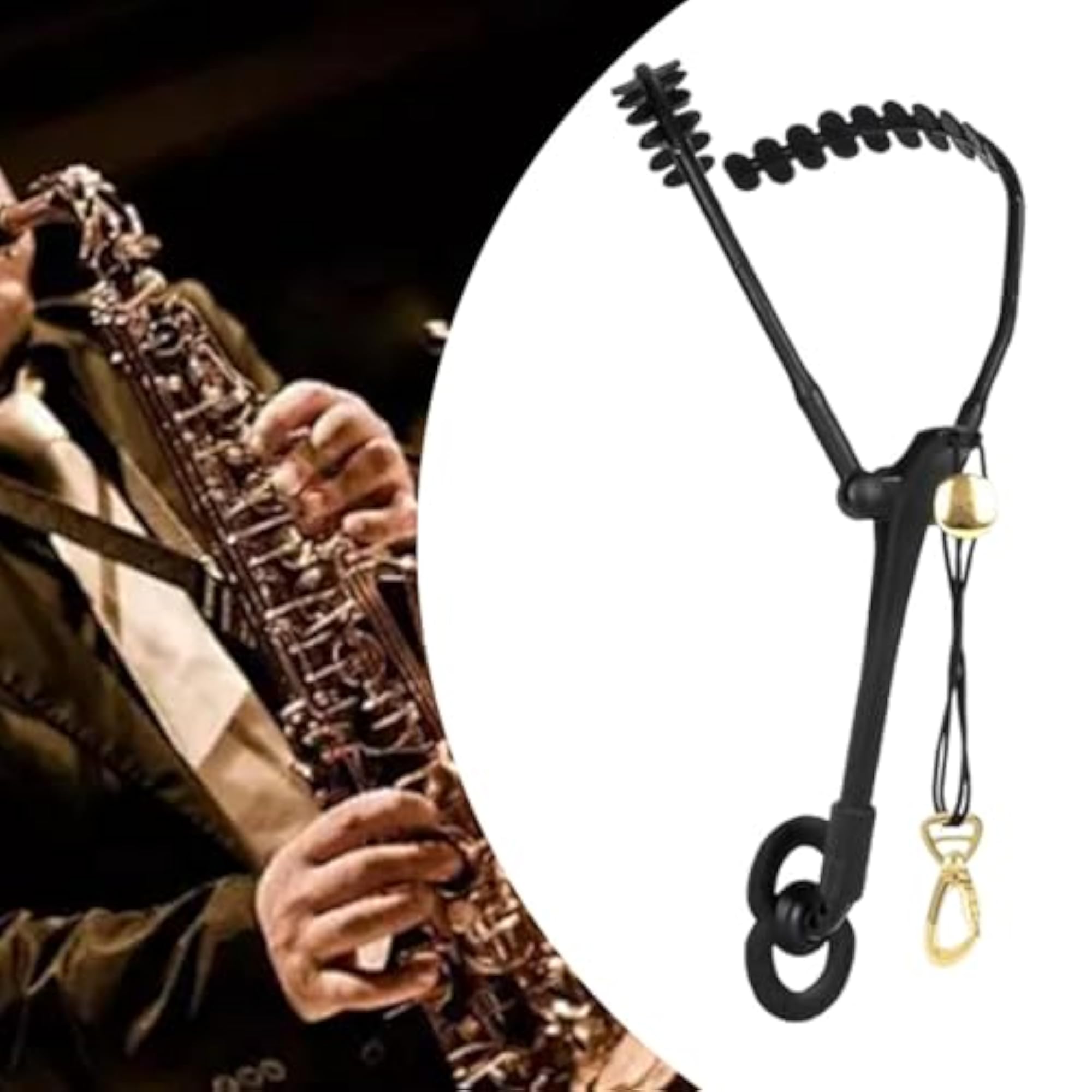 Saxophone Shoulder Harness Strap for Performance