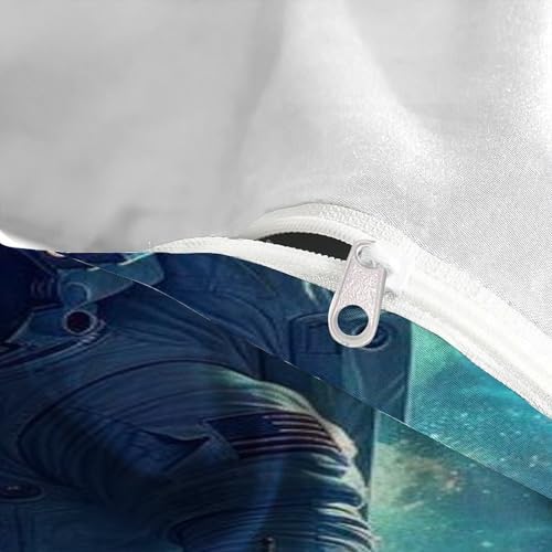 Housse de couette space theme 3D en microfibre douce pour lit Super King - 5