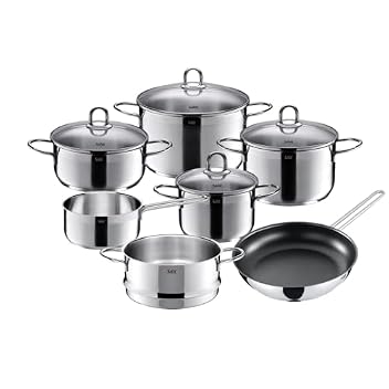 Silit Diamant Topfset Induktion 7-teilig - Kochtopf Set für alle Herdarten