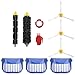 Wifehelper pour Irobot Roomba, Brosse pour Batteur, soies de Filtre, brosses Souples à 3 Bras pour Outil de Nettoyage 600 610 620 625 630, kit de pièce de Rechange pour aspirateur de la série 650