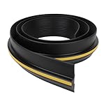 Garage Door Seal Strip Floor Rubber Threshold DIY Weatherproof Strips Garage Door Bottom Sill Seal for Garage Doors Floor Doors (10 FT)