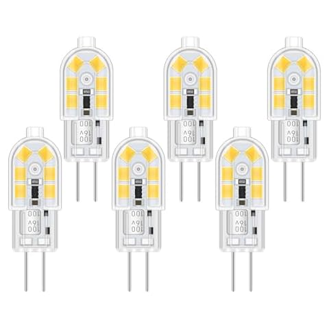 Akynite G4 12V 2W LED Bulbs Cool White Cover