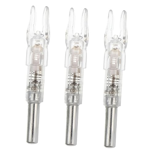 BRIGHTFUFU Led-Lighted Arrow Nocks Easy Gear for Compound Mm Diameter