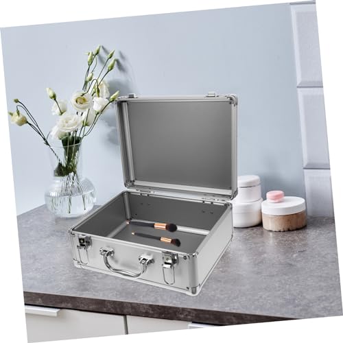 Portable Tool Organizer with Password Lock Aluminum Alloy Multi-functional Briefcase for Tools Cameras and Cosmetics Outdoor Carrying Case for Hiking Fishing and More3