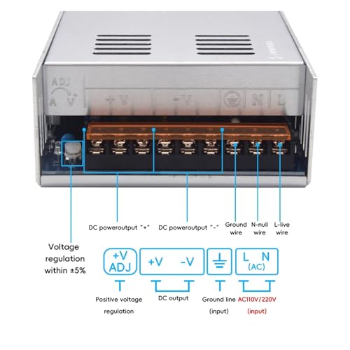 Alimentation découpage AC DC 36V 400W transformateur pour moteur CNC - 5