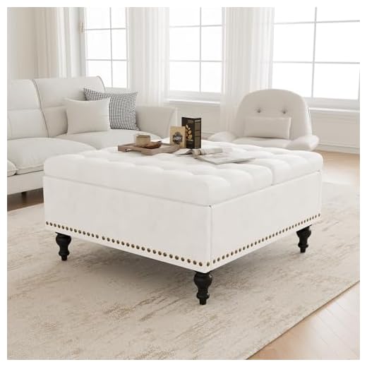 Multifunctional Lift-Top Ottoman for Storage