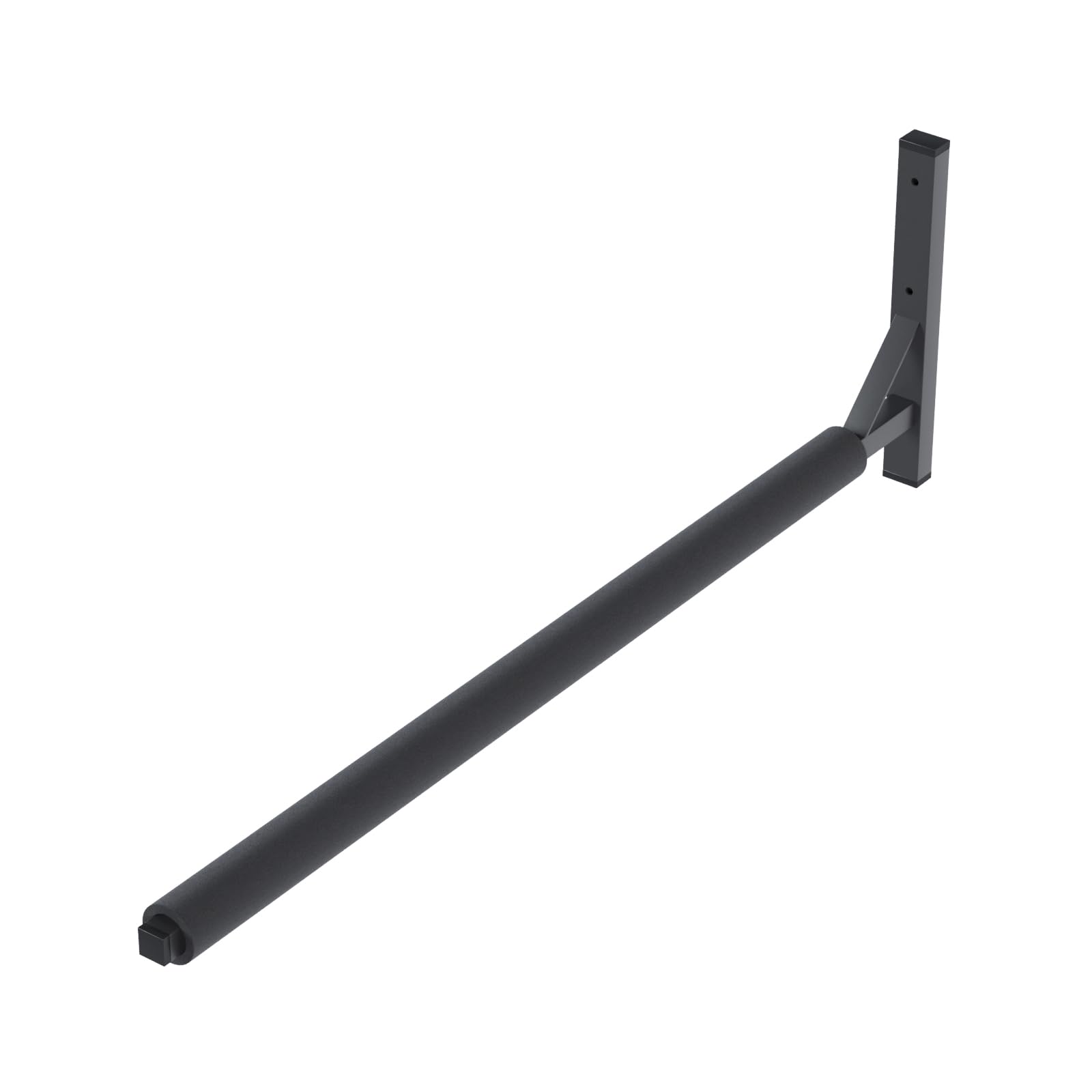 Supporto a parete per box da tetto da 82 cm WSB O nero in acciaio per la conservazione di bauletti da tetto, attrezzi da giardino scatole portatutto per sport tavole da surf e iSUP