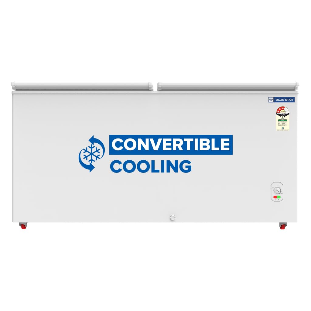 Blue Star HT3-M525, 525 Liter Hard Top Double Door Deep Freezer(484 Liter, White, 3-star)-picture-23