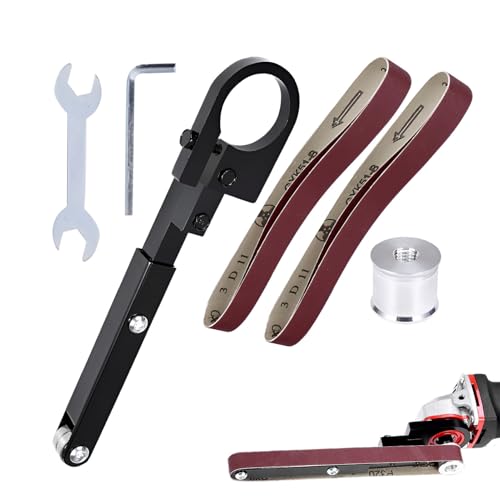 Adaptador de lijadora banda para amoladora angular - Mini bricolaje a pulidora banda, accesorio conversión herramientas | Máquina con trabajo pulido, recorte, Metal y madera