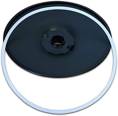 AUCO Bodenschutzring für Gummi-Basishocker, Barhocker-Dichtung Bodenschutzgummi, 2 Stück, 45 cm