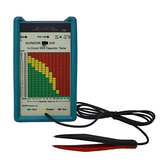 GME Professional in-Circuit ESR Capacitor Tester, Capacitance ESR Meter, Designed and Engineered in The USA