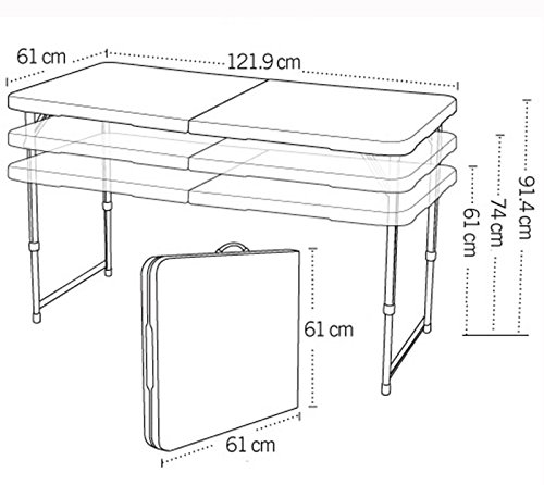 Recopilación y reviews de Mesa alta plegable para comprar online. 21 Imagen adicional