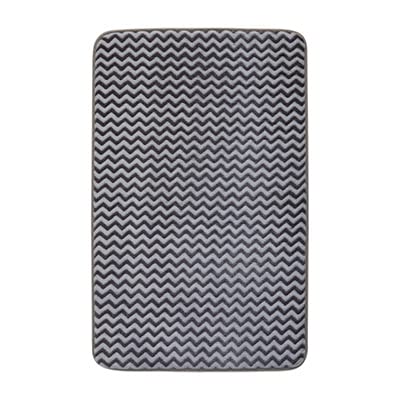 Alfombra para dormitorio gris de 50 x 80 cm que aporta calidez 7