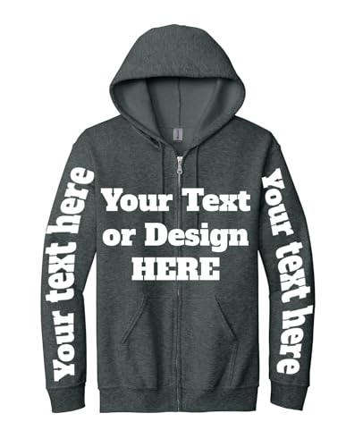 Personalized Full-Zip Hooded Sweatshirt