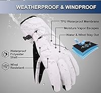 Algopix Similar Product 20 - ANDORRA Women Snow Gloves Waterproof